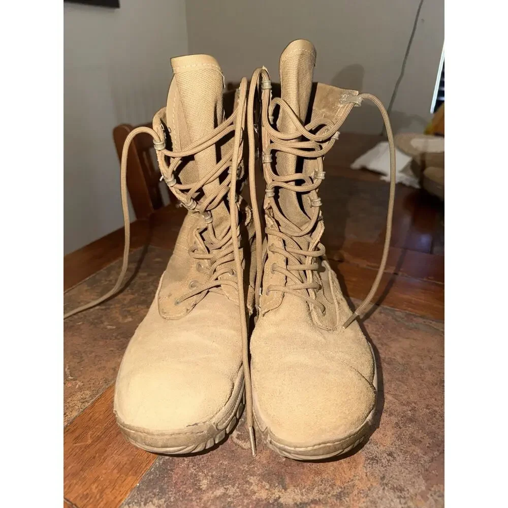 Belleville C320 Combat Tactical Boots Men Size 6.5 R Desert Tan Suede. USA